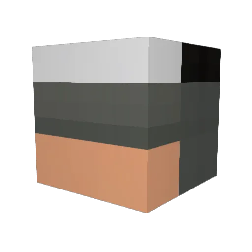 Sulyndar Minecraft avatar head, 3D render