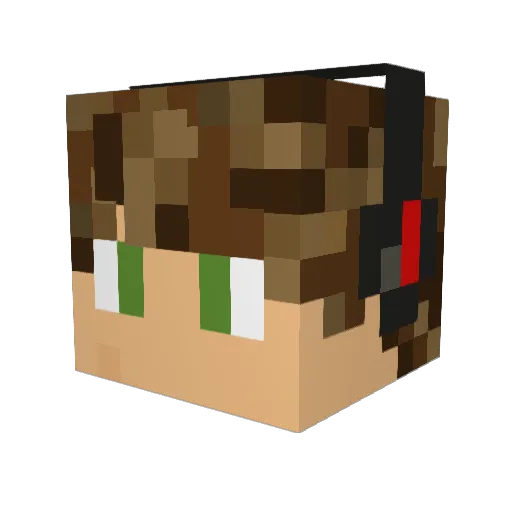 SumTheJarvis Minecraft avatar head, 3D render