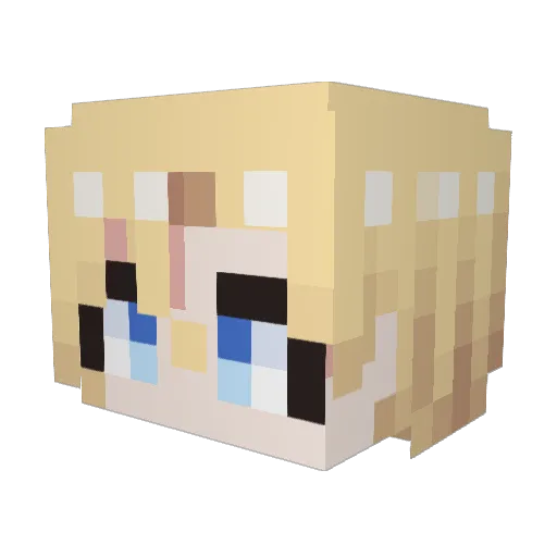 Sum_IT Minecraft avatar head, 3D render