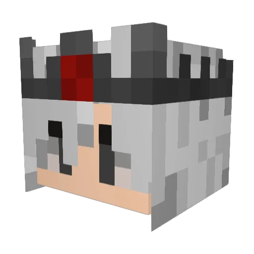 Sumbado Minecraft avatar head, 3D render