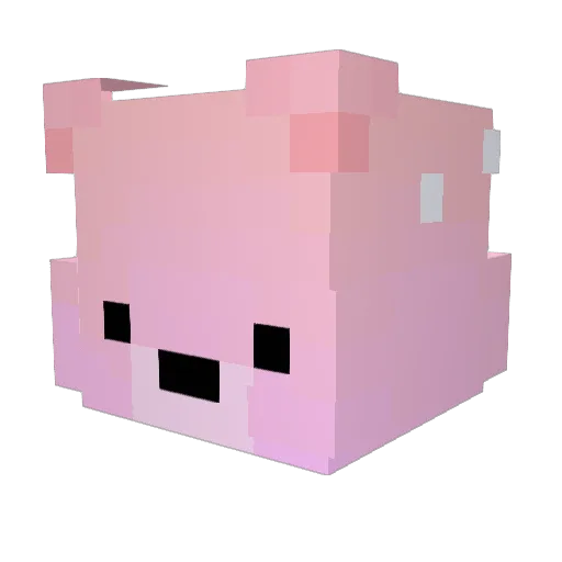 Sumineec Minecraft avatar head, 3D render
