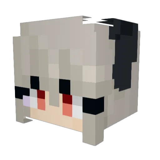 SumireFangirl Minecraft avatar head, 3D render