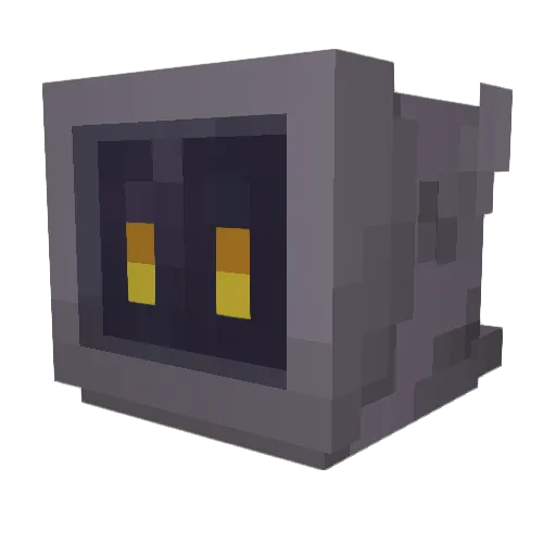 Sumirerin Minecraft avatar head, 3D render