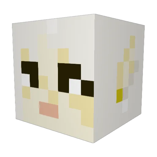 SummeBuilder Minecraft avatar head, 3D render