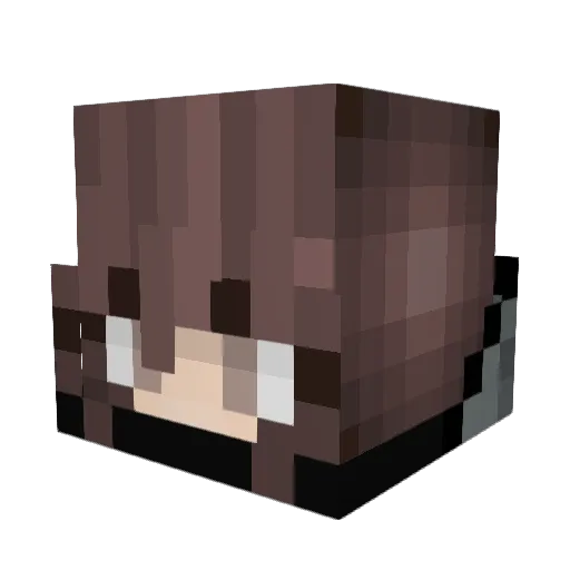 SummerButton680 Minecraft avatar head, 3D render