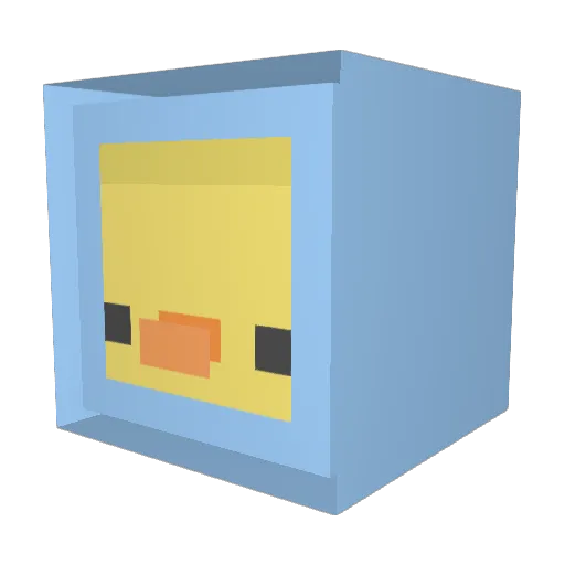 SummerFish22 Minecraft avatar head, 3D render