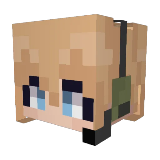 SummerHope69 Minecraft avatar head, 3D render