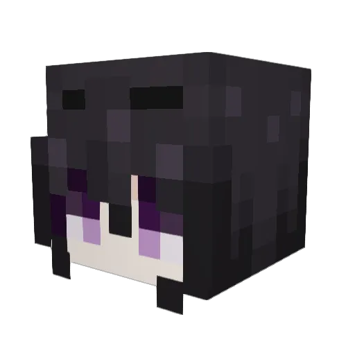 SummerSols Minecraft avatar head, 3D render