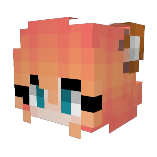 SummerSunKenya Minecraft avatar head, 3D render