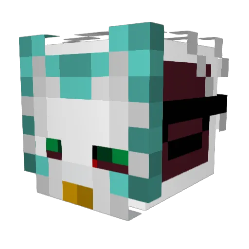 SummerWarz Minecraft avatar head, 3D render
