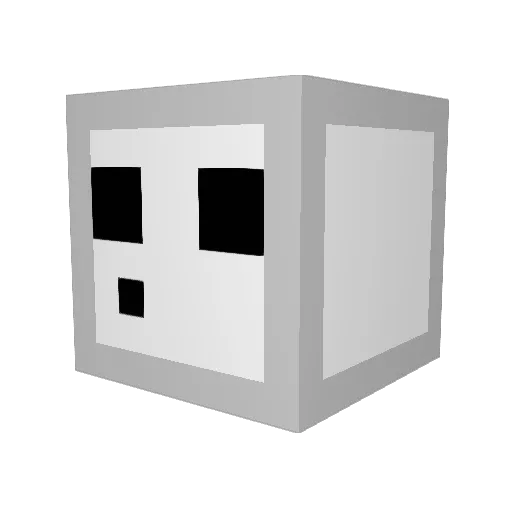 Summer_Lucid Minecraft avatar head, 3D render