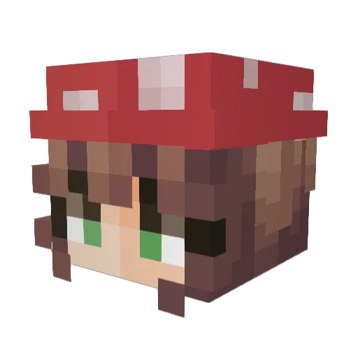 Summer_Seasonz Minecraft avatar head, 3D render