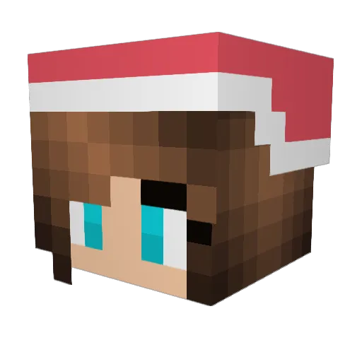 Summer_Shimmer Minecraft avatar head, 3D render