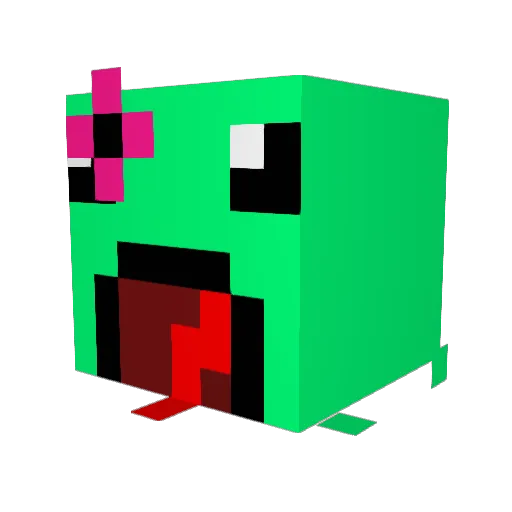 Summercamp90 Minecraft avatar head, 3D render