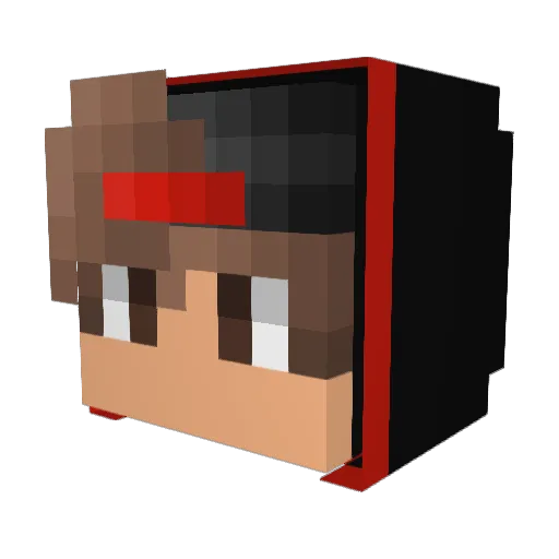Summerdragon_27 Minecraft avatar head, 3D render