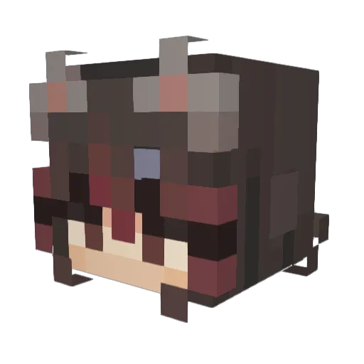Summerflower1011 Minecraft avatar head, 3D render