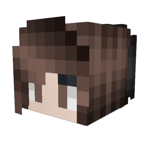 SummerinParadise Minecraft avatar head, 3D render