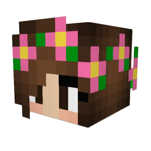 Summers_Dawn Minecraft avatar head, 3D render