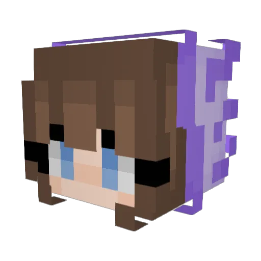 Summerveil Minecraft avatar head, 3D render