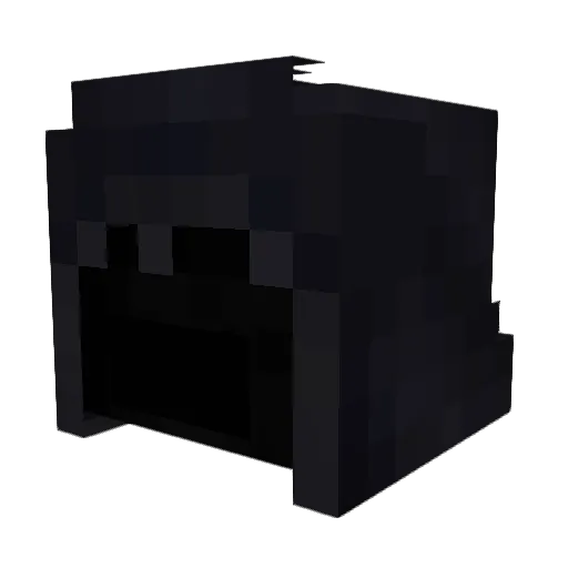 Summn Minecraft avatar head, 3D render