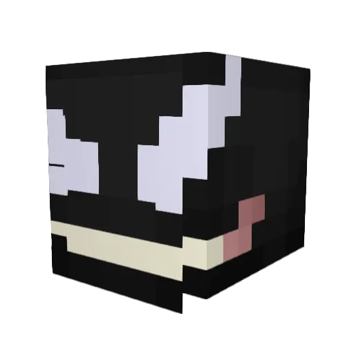 SumoBoy Minecraft avatar head, 3D render