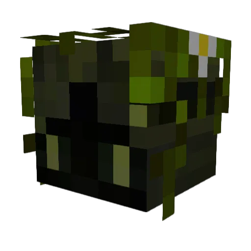 Sumpfmann_ Minecraft avatar head, 3D render