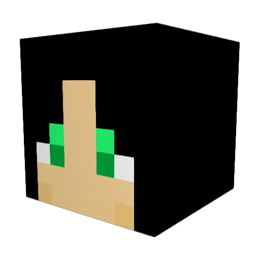 Sumragus Minecraft avatar head, 3D render