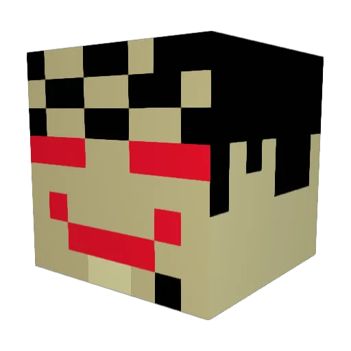 Sumumu100 Minecraft avatar head, 3D render