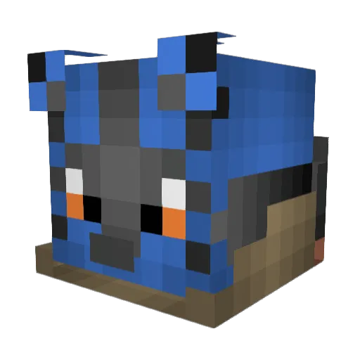 Sun7__ Minecraft avatar head, 3D render