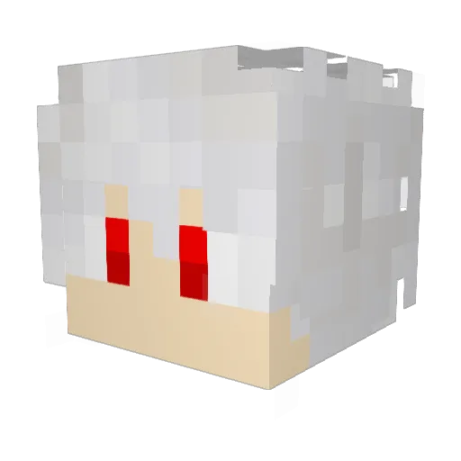 SunAdust Minecraft avatar head, 3D render