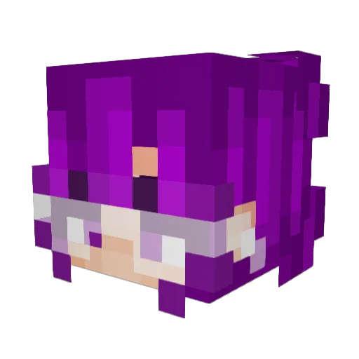 SunBabe Minecraft avatar head, 3D render