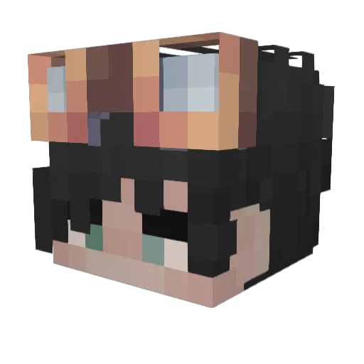 SunCheese_69 Minecraft avatar head, 3D render