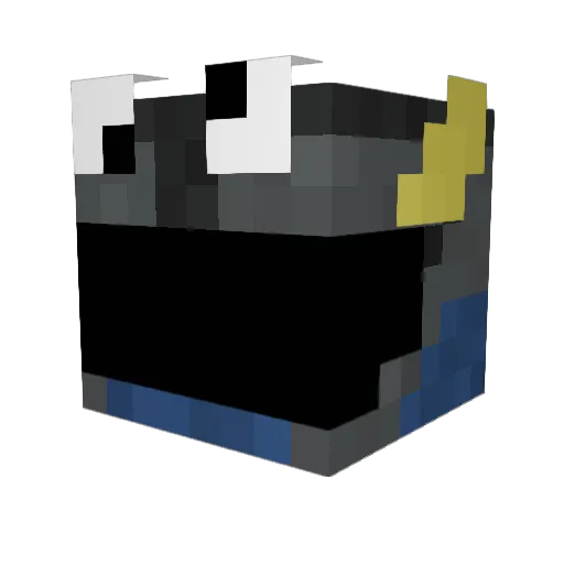 SunDevil71 Minecraft avatar head, 3D render