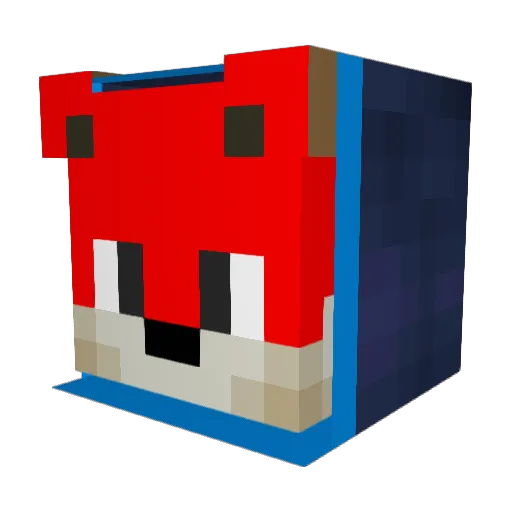 SunEnergyZ Minecraft avatar head, 3D render