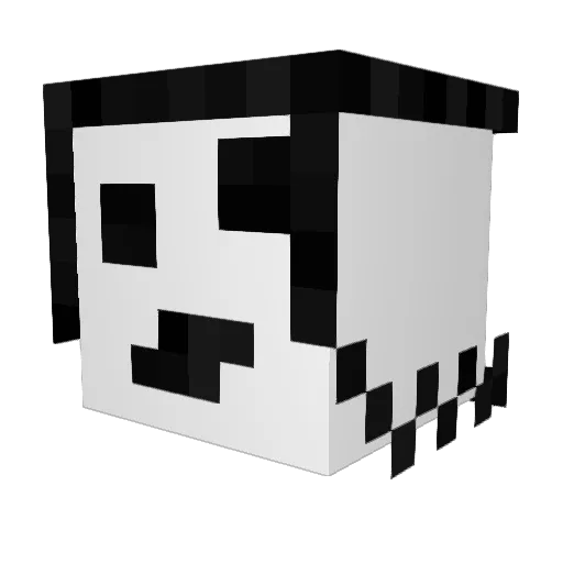 SunGodBismuth Minecraft avatar head, 3D render