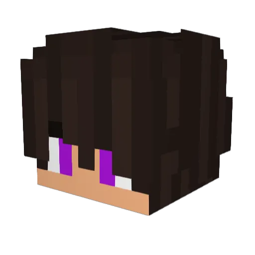 SunHig Minecraft avatar head, 3D render