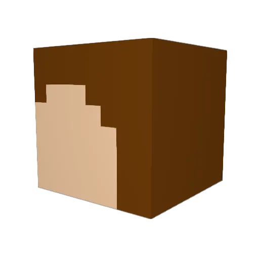 SunLightMoo Minecraft avatar head, 3D render