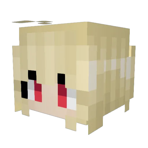 SunLightgg Minecraft avatar head, 3D render