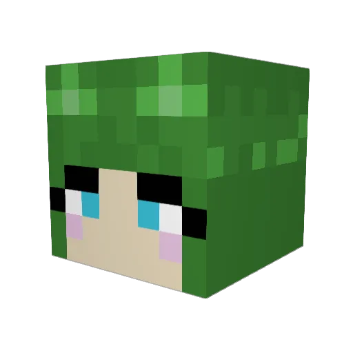 SunMage Minecraft avatar head, 3D render