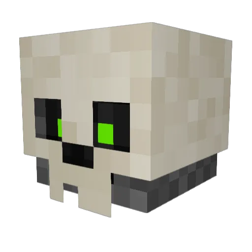 SunPulse Minecraft avatar head, 3D render