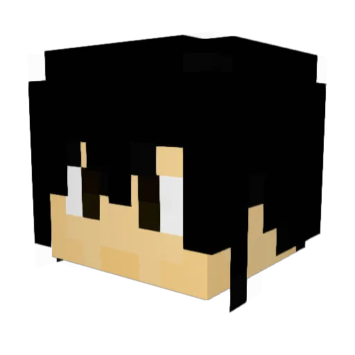 SunRain258 Minecraft avatar head, 3D render