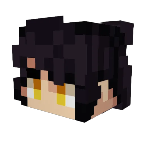 SunTDS Minecraft avatar head, 3D render