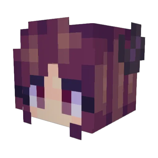 SunVapor Minecraft avatar head, 3D render