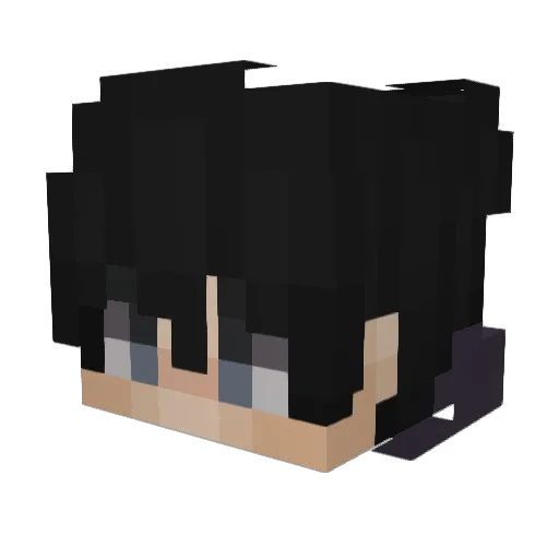SunWayyy Minecraft avatar head, 3D render