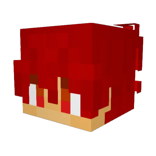 SunWine Minecraft avatar head, 3D render