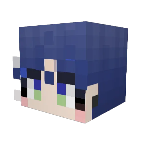 SunWooHyun Minecraft avatar head, 3D render