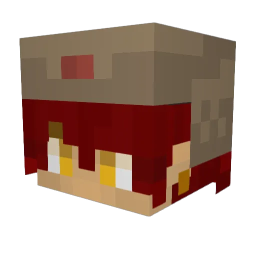 Sun_Dew23 Minecraft avatar head, 3D render