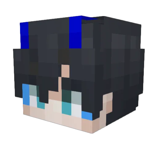 Sun_Light7 Minecraft avatar head, 3D render
