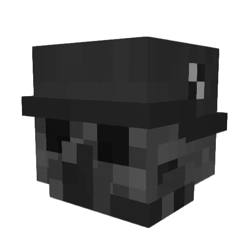 Sun_Pie Minecraft avatar head, 3D render