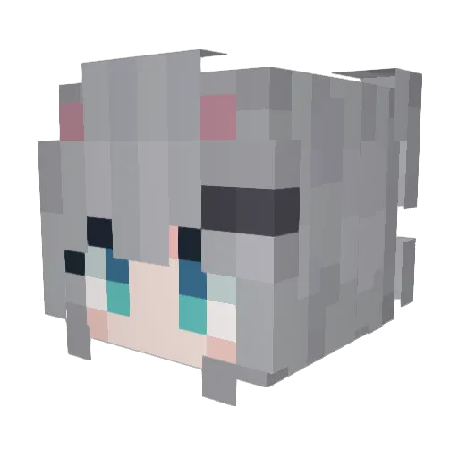 Sun_Walker Minecraft avatar head, 3D render